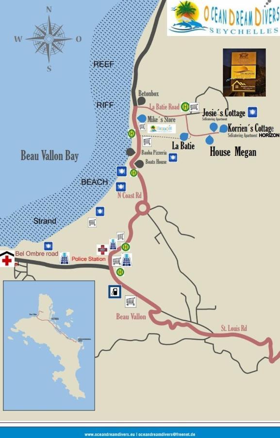 La Batie Selfcatering Apartment Beau Vallon  Luaran gambar